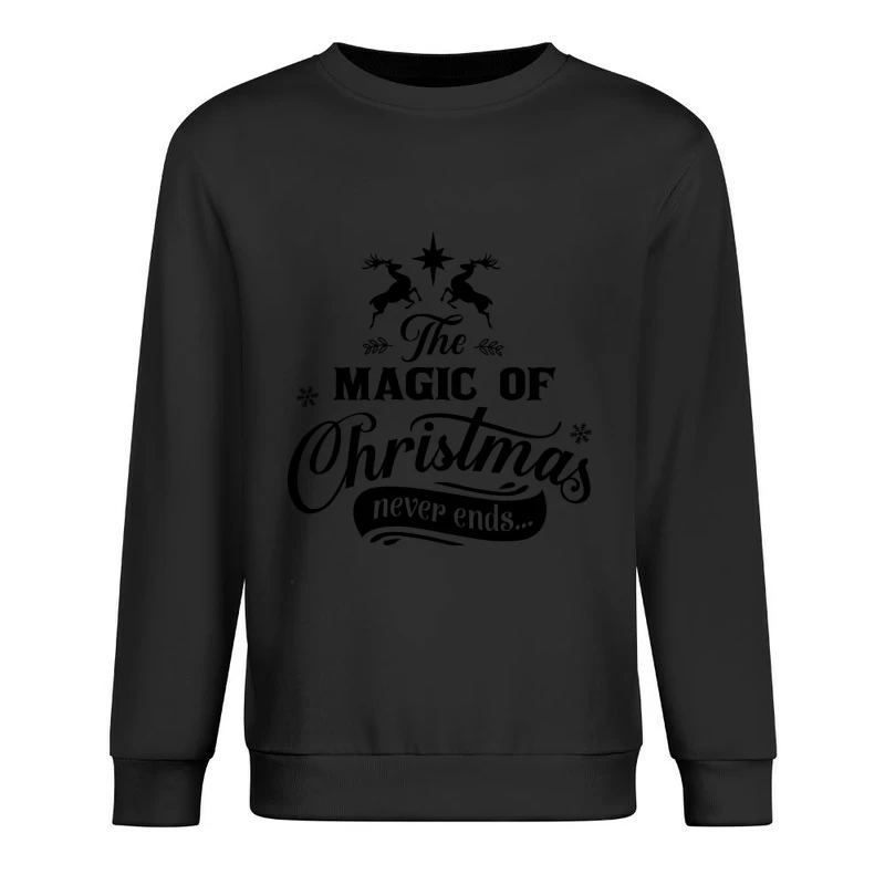 La magie éternelle de Noël Homme Sweat-shirt à enfiler