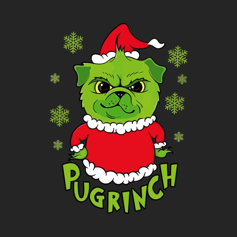 Pugrinch: Grumpy Holiday Cheer Female Pullover Sweatshirt