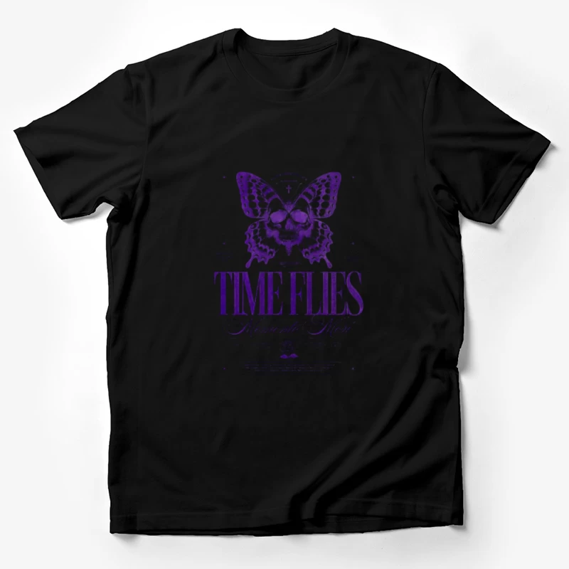 Le temps passe vite avec papillon Homme T-Shirt