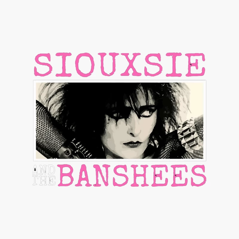 Siouxsie and the Banshees Gothic Punk Album Cover Cotton Tote Bag