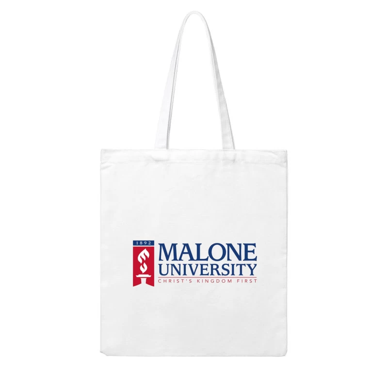 Malone University Official Logo - Christian Higher Education Since 1892 Cotton Tote Bag