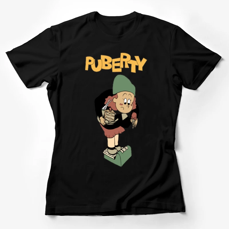 Pubertät, Eis, Waage Damen T-Shirt