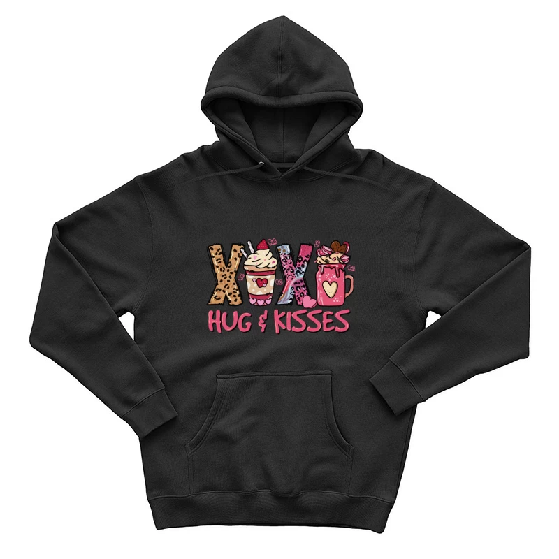 Design mit Umarmungen und Küssen Herren Pullover Hoodie