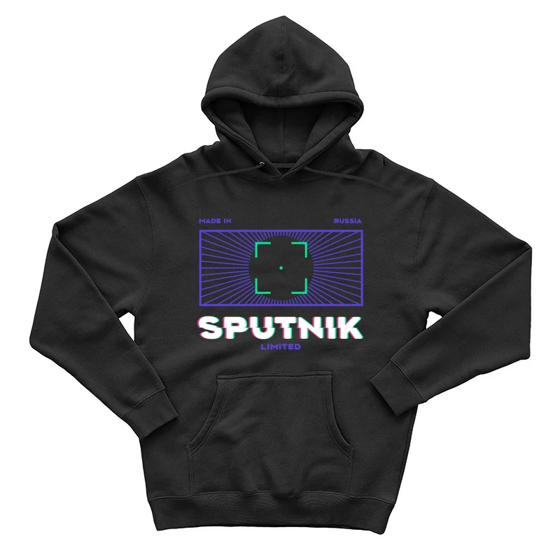 Sputnik Logo Design Herren Pullover Hoodie