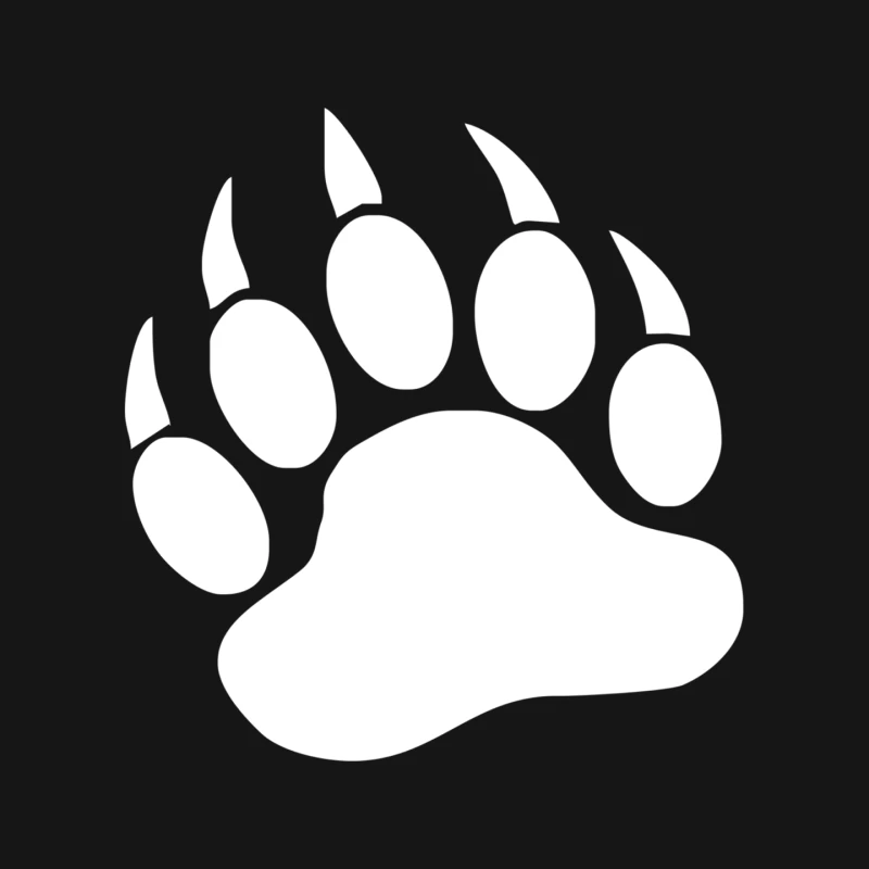 Tiger Paw Sticker Vinyl Decal - Wildcat Claws Print Pet Car Window Truck Cute Mouse Pad