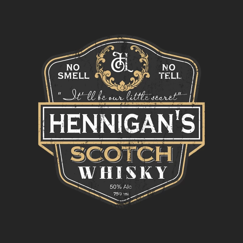 Hennigan_s Scotch, distressed Male Pullover Sweatshirt