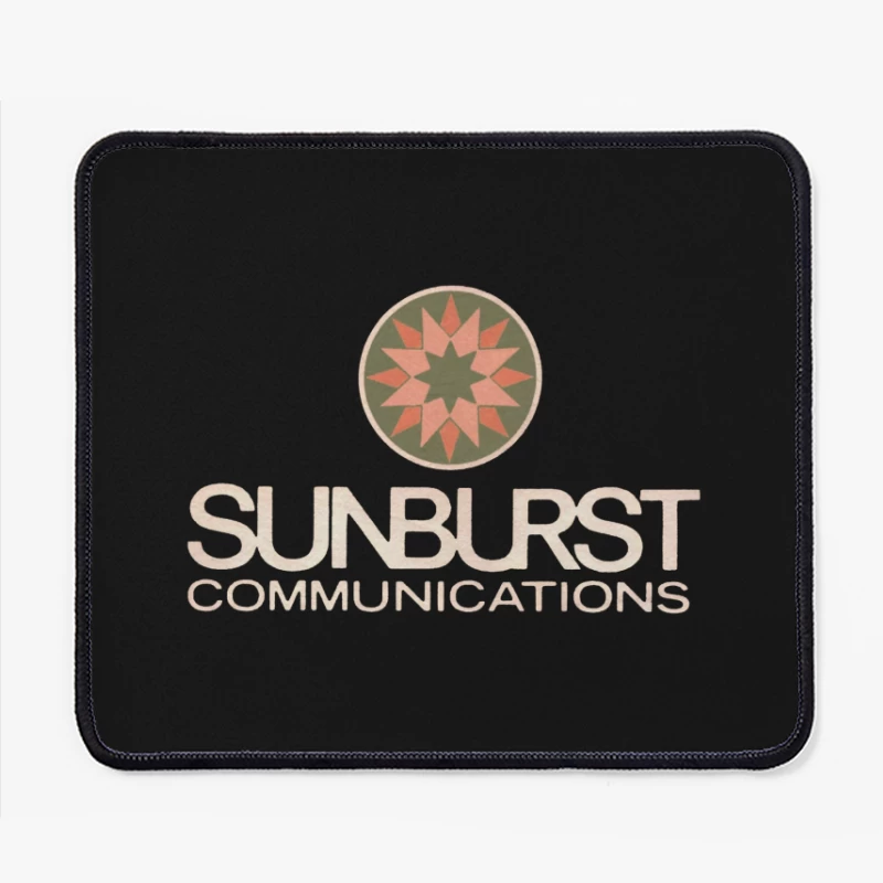 Sunburst Communications Vintage Corporate Logo Design Mouse Pad