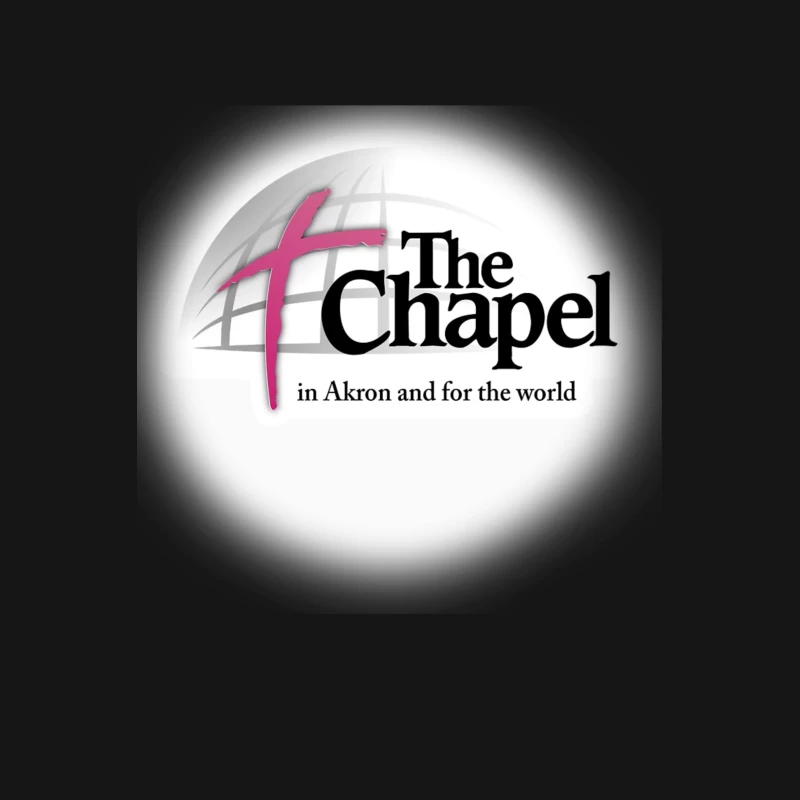 The Chapel Church Logo with Pink Cross - Akron Religious Organization Male T-Shirt