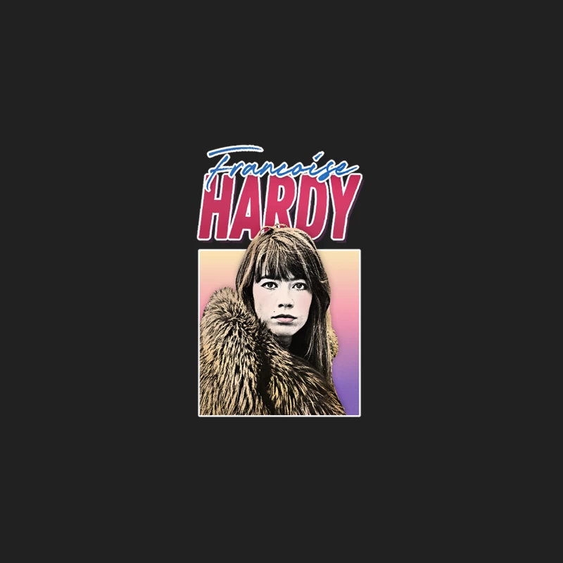 Francoise Hardy  Retro Francophile Design Bucket Hat