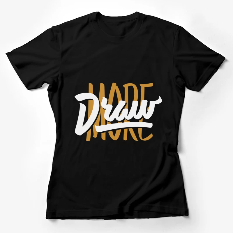 Kreatives Zeichendesign Damen T-Shirt
