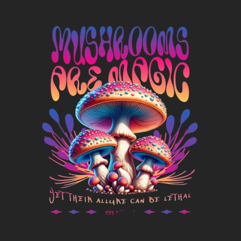 Champignons magiques et colorés Femme Sweat-shirt à enfiler