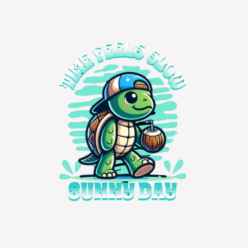 Tortue un jour ensoleillé Homme T-Shirt