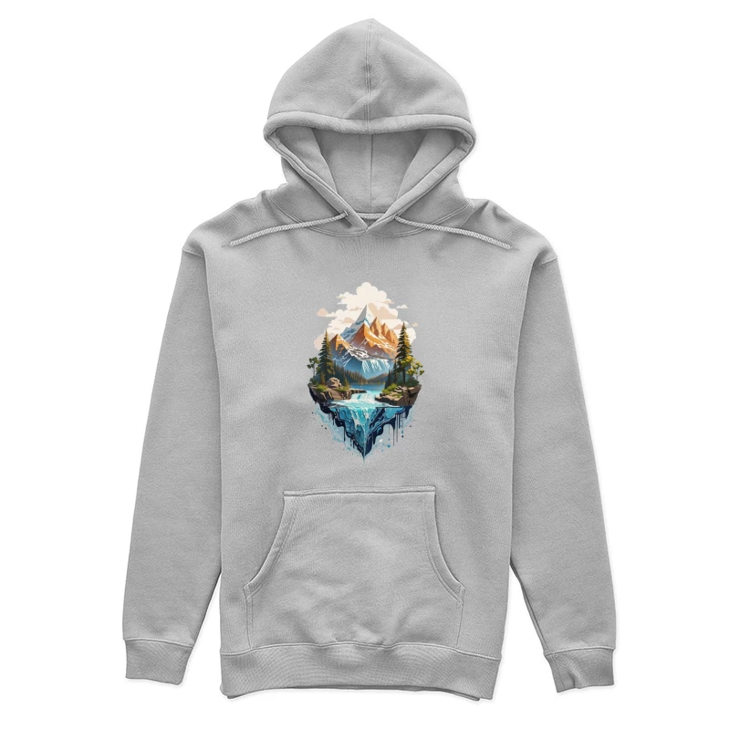 Majestic Mountain Landscape Female Pullover Hoodie