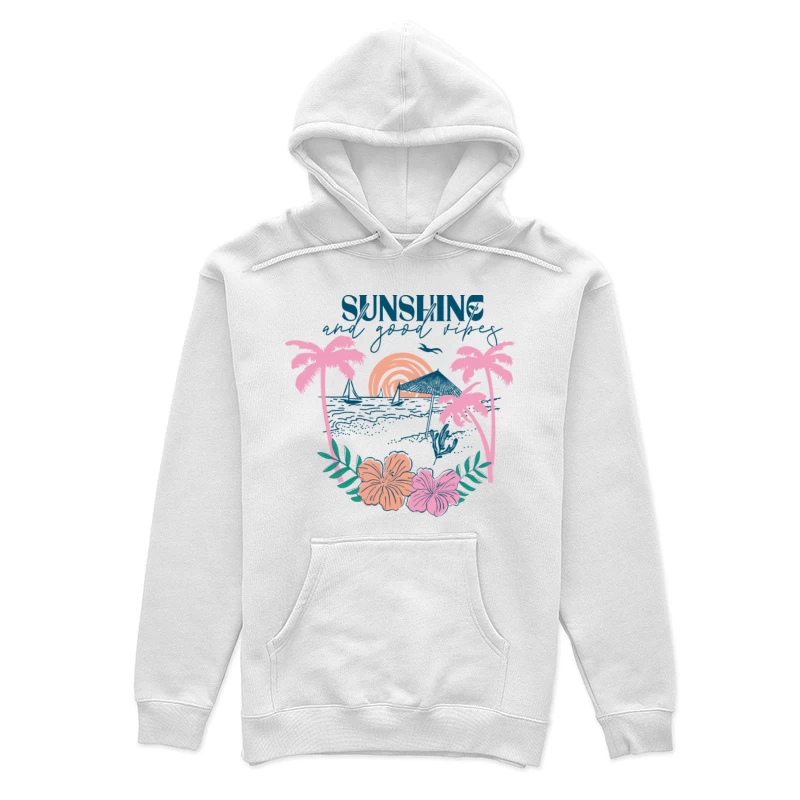Sonnenschein und gute Stimmung am Strand Damen Pullover Hoodie
