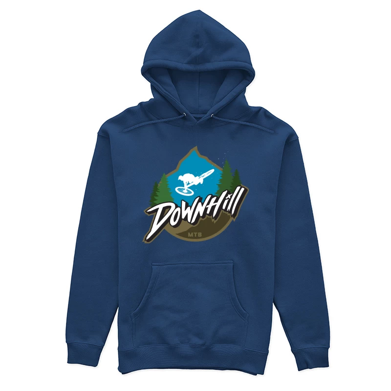 Downhill Mountain Biking Female Pullover Hoodie