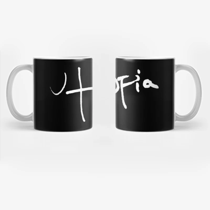 Simple Abstract Line Drawing Coffee Mug