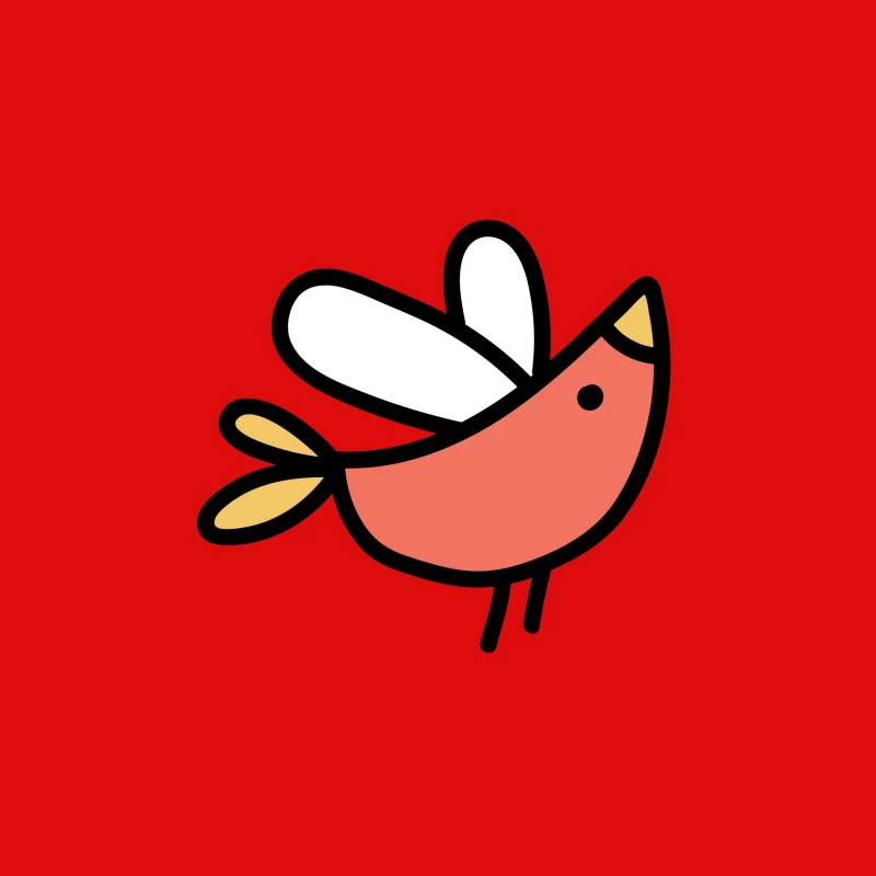 Oiseau coloré en vol Homme Débardeur
