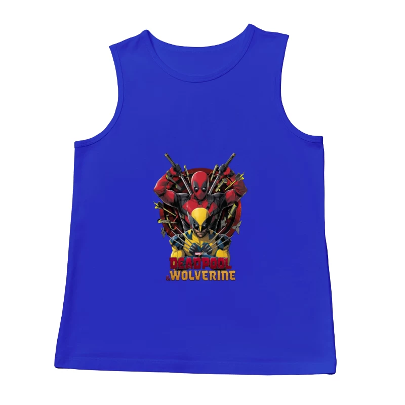 Deadpool and Wolverine Artwork Male Tank Top