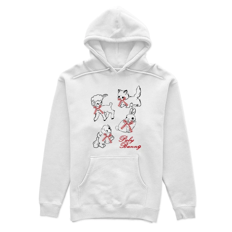 Niedliche Tierillustrationen mit Schleifen Damen Pullover Hoodie
