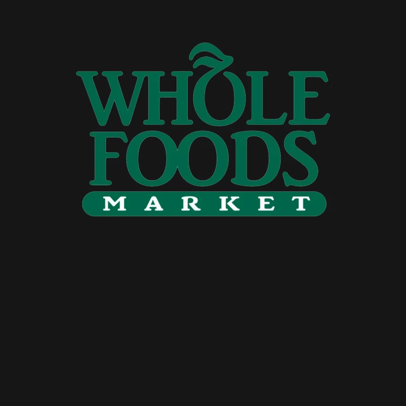 Whole Foods Market Green Corporate Logo Female Long Sleeve T-Shirt