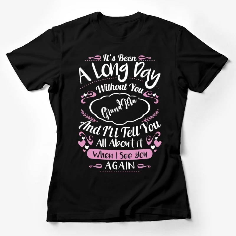 Hommage Émotionnel à Grand-Mère Femme T-Shirt