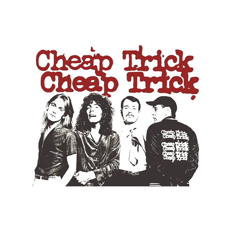 Cheap Trick Retro Throw Pillow