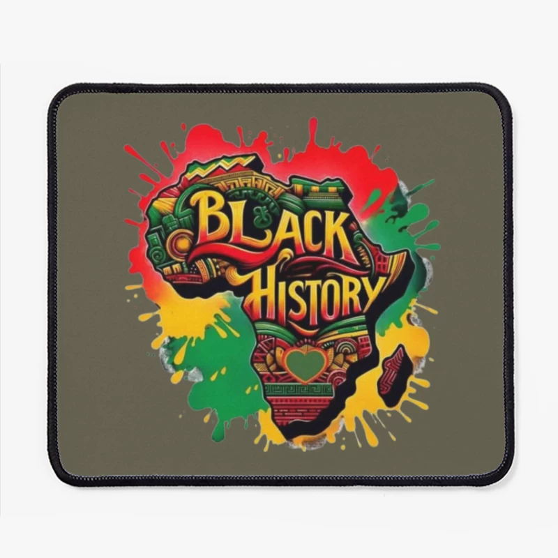 Black History Celebration Artwork Mouse Pad