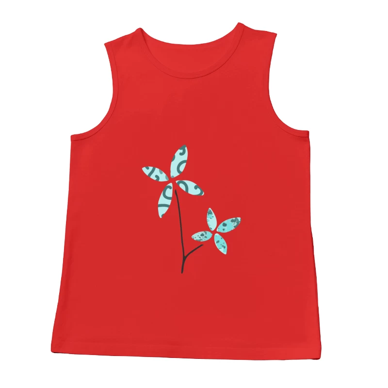 Illustration florale abstraite Homme Débardeur