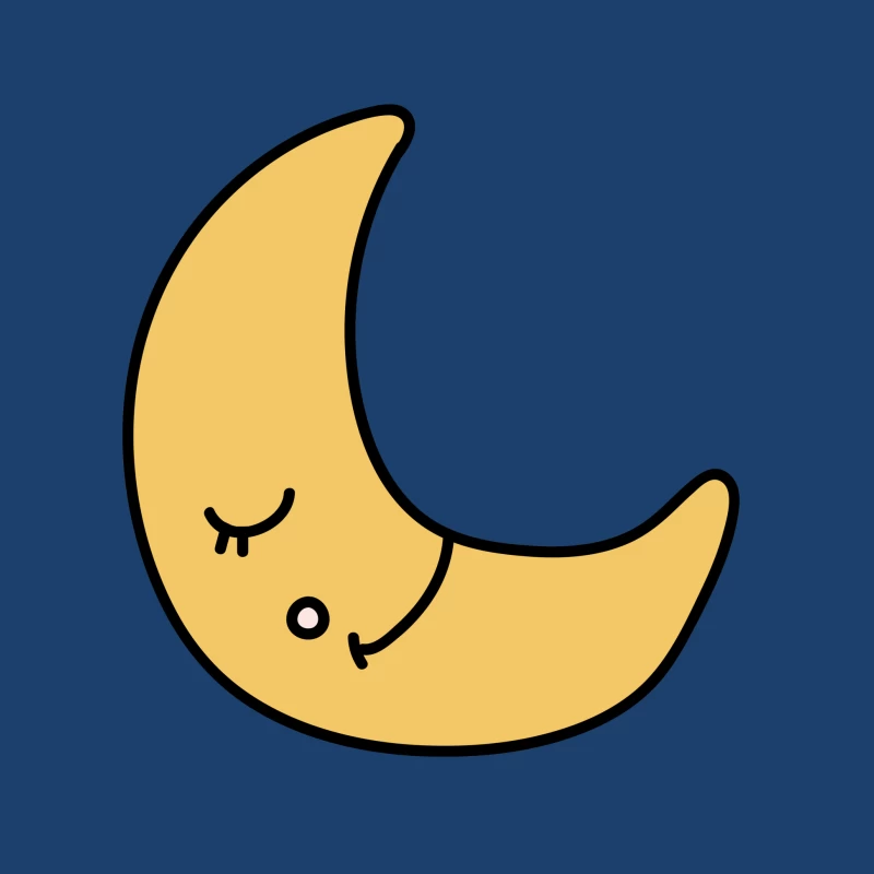 Croissant de Lune Endormie Femme Sweat à capuche