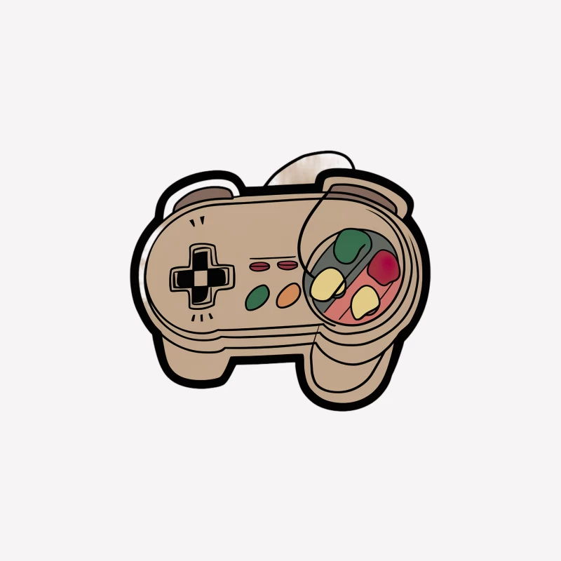 Manette de jeu rétro Femme T-Shirt