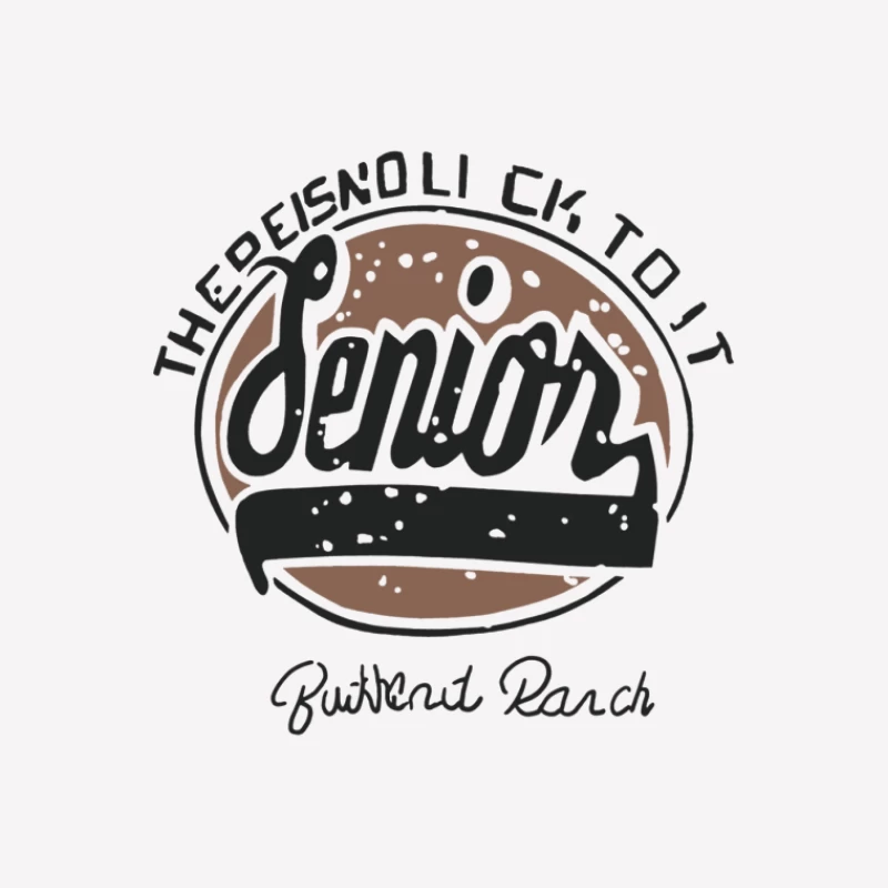 Senior Design auf Büffelleder Herren T-Shirt