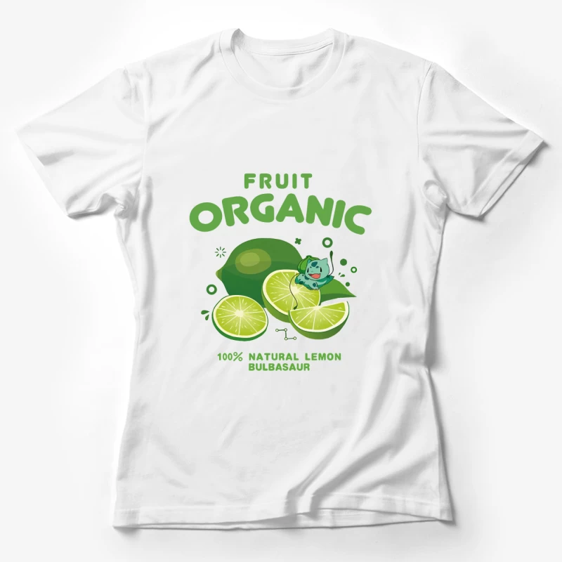 Bio-Zitrone mit Bulbasaur Damen T-Shirt