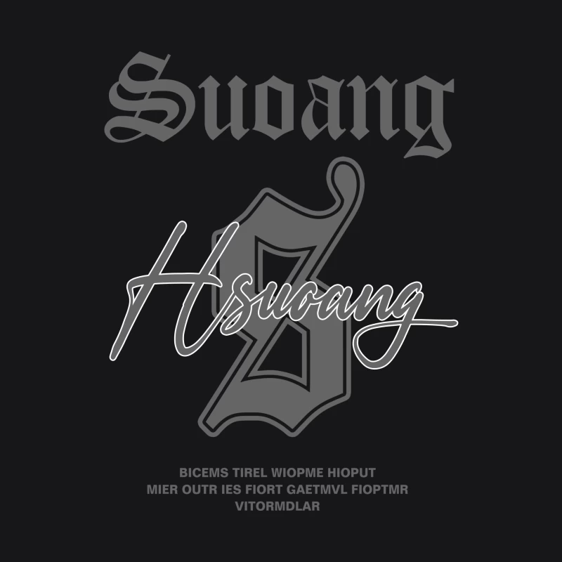 Gothic Typografie Design Herren Pullover Hoodie