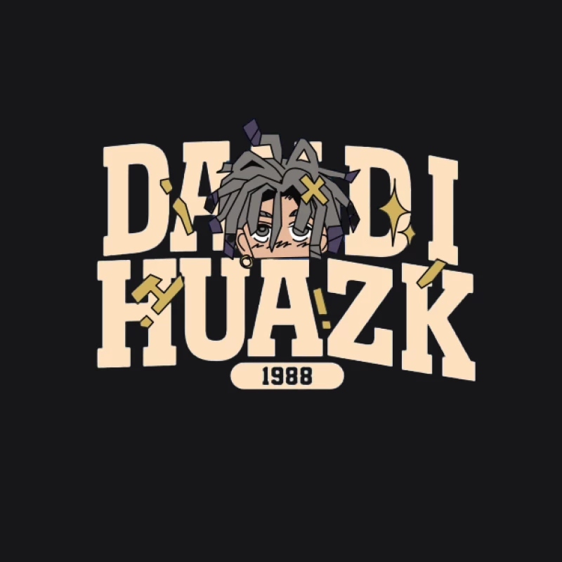 Coole Comic-Grafik Dandi Huazk Herren Pullover Hoodie