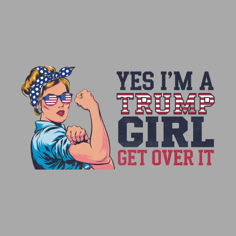 Trump Girl Merchandise Inspired by Rosie the Riveter Male Pullover Hoodie