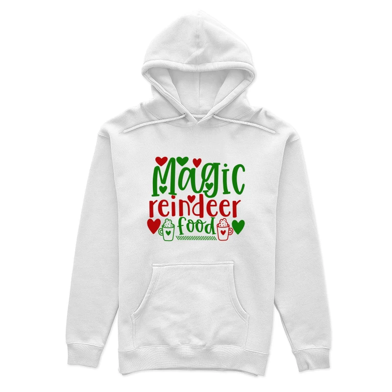 Conception de nourriture magique pour rennes Femme Sweat à capuche