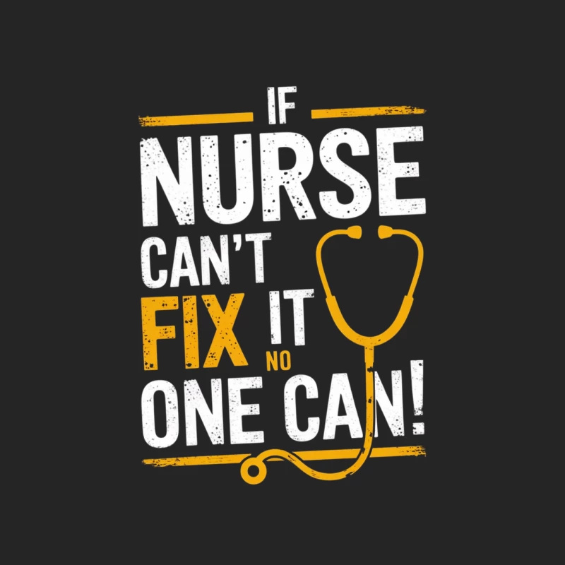 Motivational Medical Typography with Yellow Stethoscope Female Pullover Sweatshirt