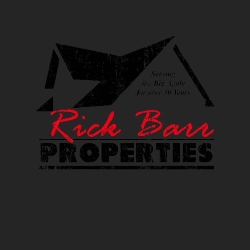 Rick Barr Properties, distressed Female Pullover Sweatshirt