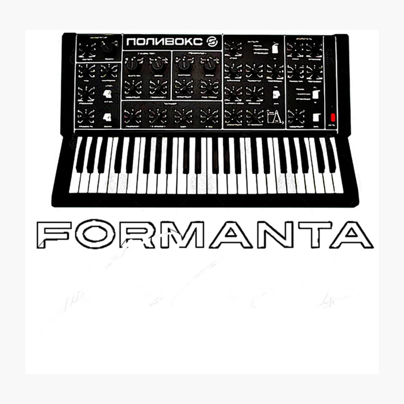 Formanta Polivoks Russian Analog Synth Throw Pillow