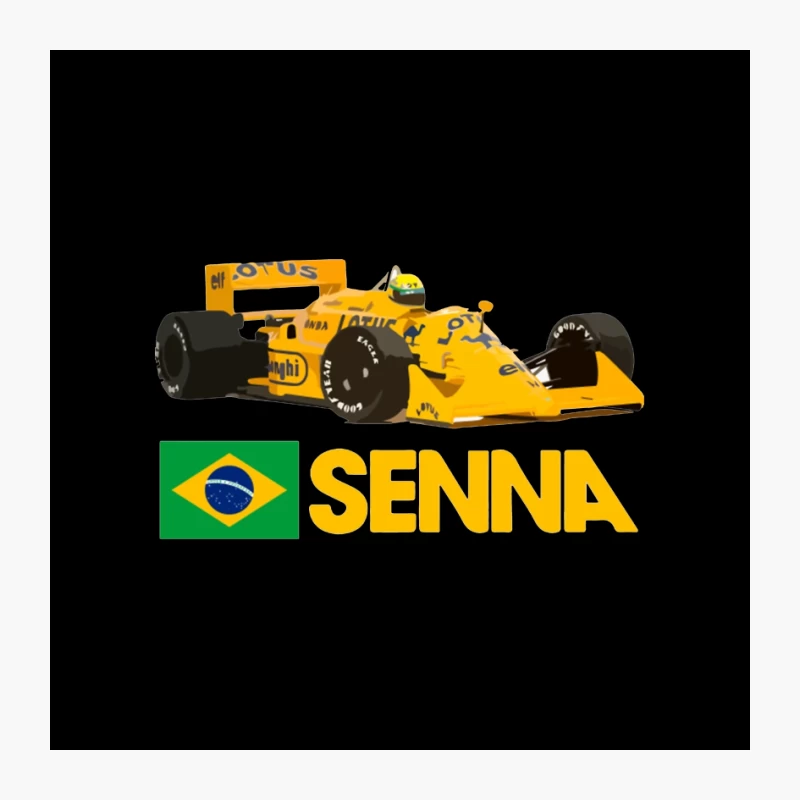 Senna Retro Art Pin