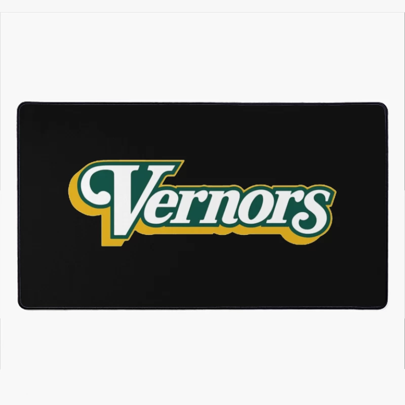 Vernors Ginger Ale Vintage Brand Logo Desk Mat