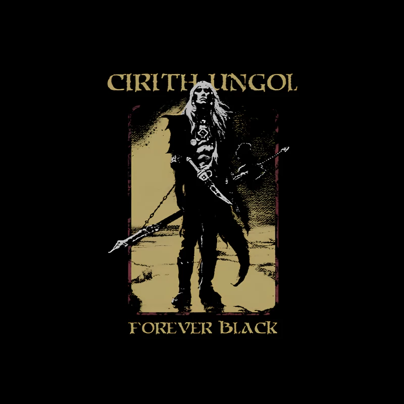 Cirith Ungol Forever Black Mouse Pad