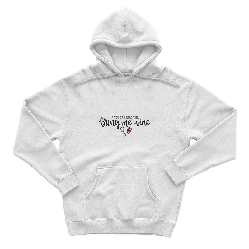 Humour de vin avec une typographie élégante Homme Sweat à capuche