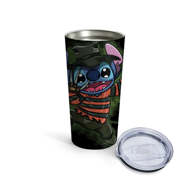 Cartoon Horror Parody Character Travel Mug