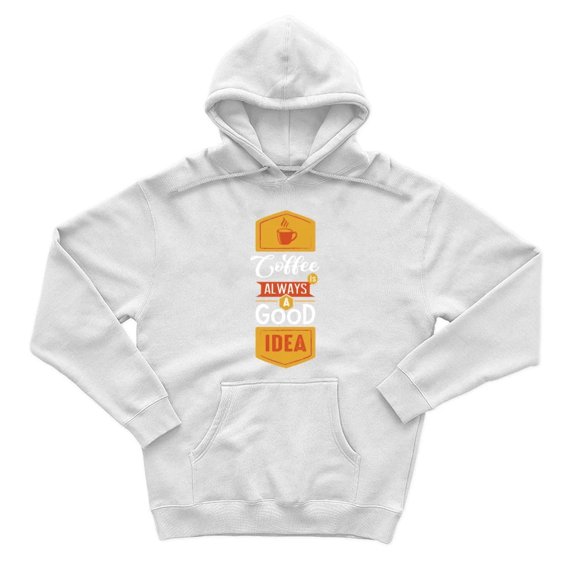 Affiche inspirante sur le café Homme Sweat à capuche