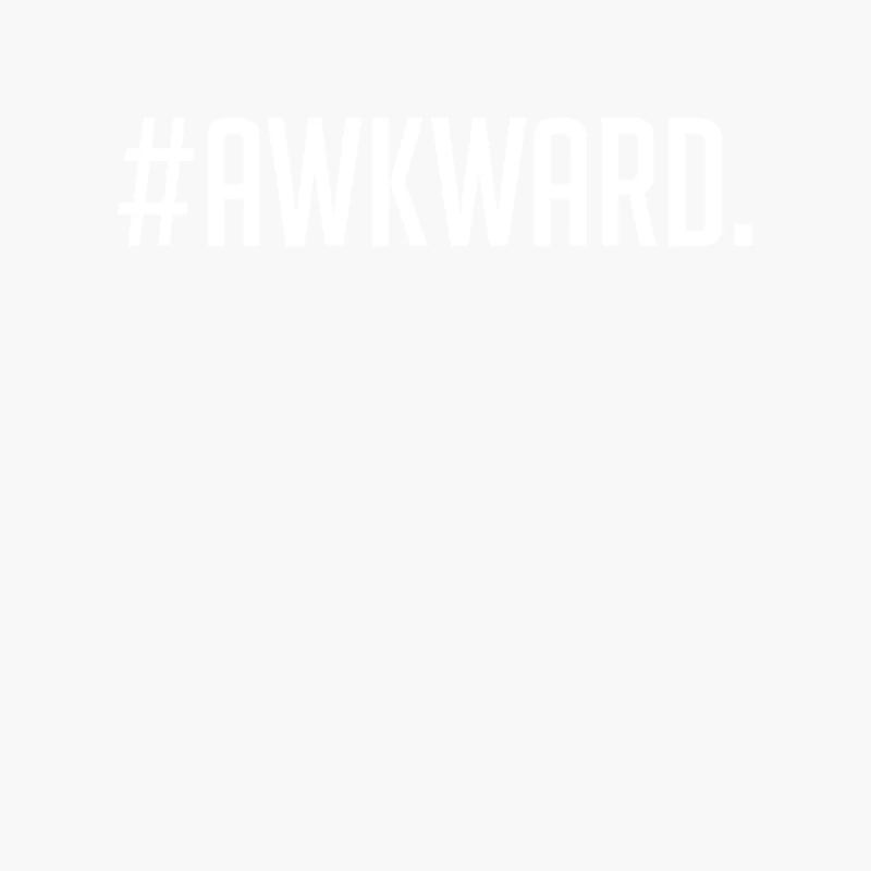 #AWKWARD Cotton Tote Bag