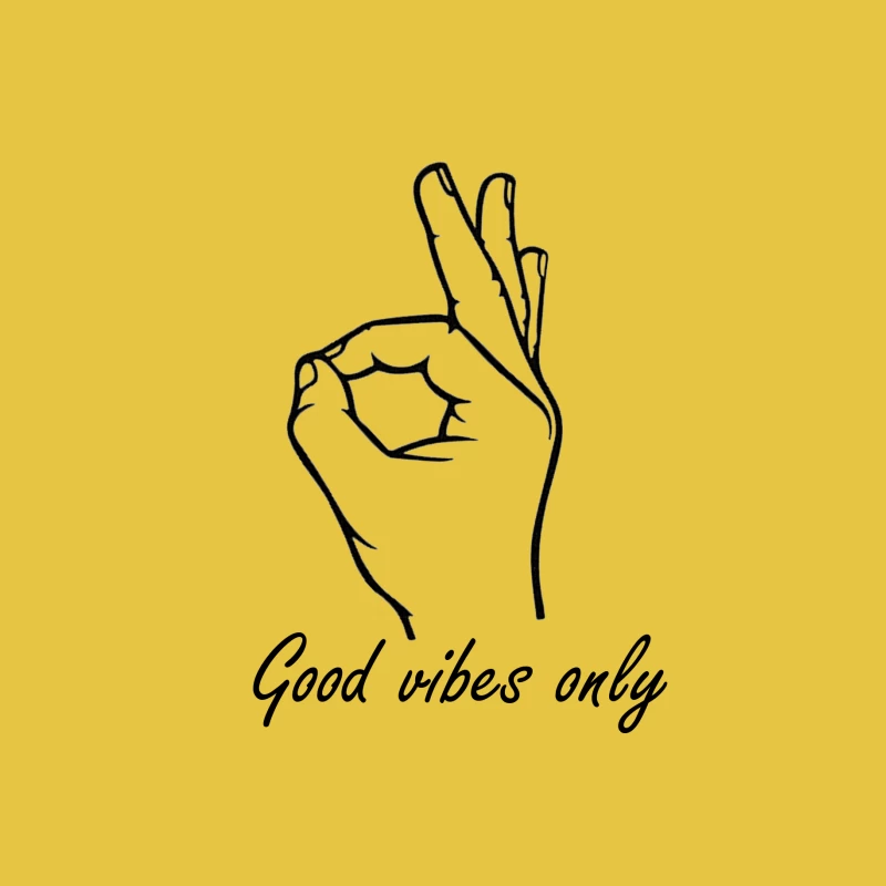 Hand Gesture: Okay Symbol with Fingers Crossed Male T-Shirt
