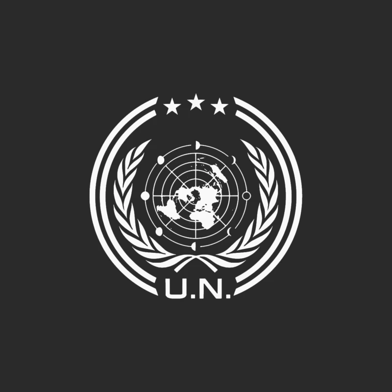 UN Logo Retro Baseball Cap