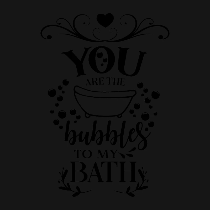 Message inspirant avec baignoire et bulles Homme Manches Longues T-Shirt