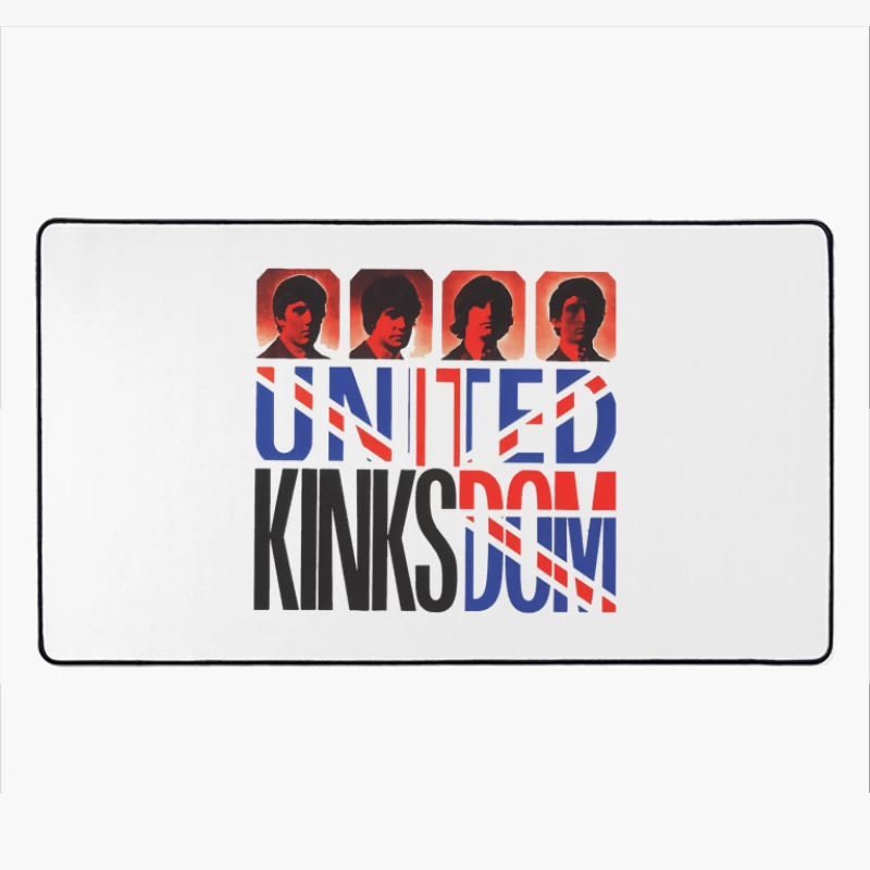 The Kinks United Kingdom Pop Art Album Cover Design Desk Mat